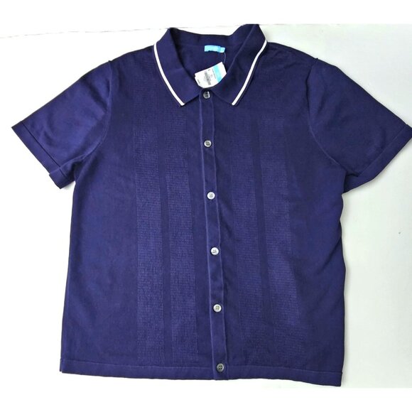 J. McLaughlin Men's Dugan Sweater – Size Large (NWT) – Navy Blue - Picture 1 of 4